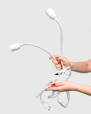 Lampa - držák na pěstební světlo - dvojité