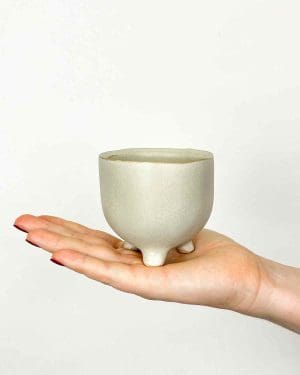 Eliza květináč - krémový (XS) - 6cm