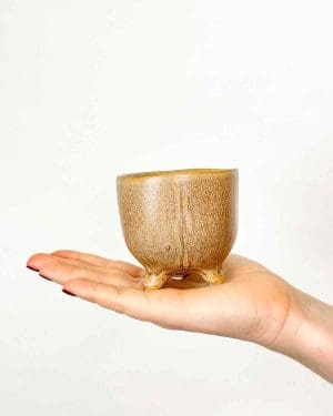 Eliza květináč - hnědý (XS) - 6cm