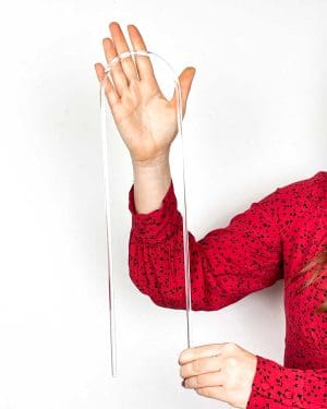 Průhledná opora pro rostliny (oblouk)