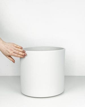 Klasický bílý květináč (XL) - 26cm