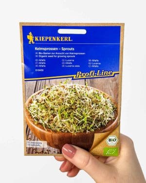 Semínka pro pěstování klíčků - Alfalfa (Medicago sativa) (40 g)