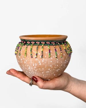 Marakeš zelený květináč (S) - 10 cm