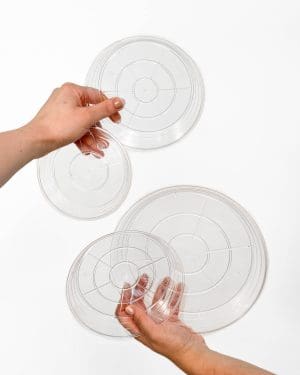 Miska pod květináč - průhledná (různé velikosti)