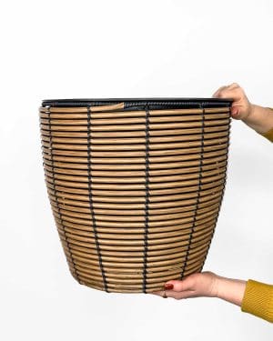 Košík z recyklovaného plastu(XXXL) - 35,5 cm