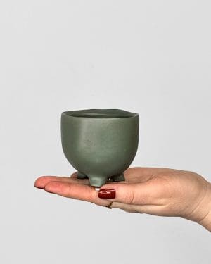 Eliza květináč - zelený (XS) - 6cm