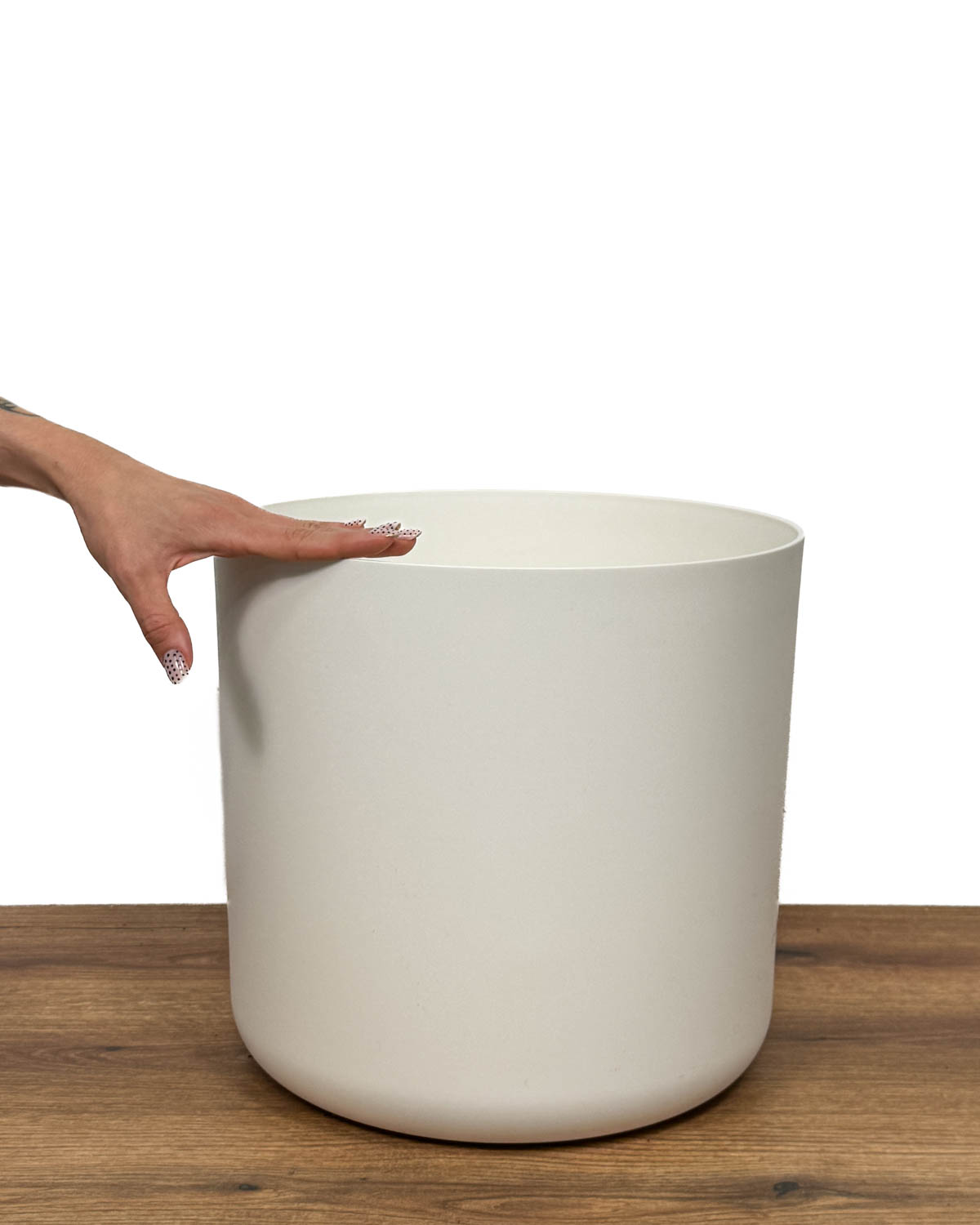 Lora bílý květináč (XXL) - 34 cm