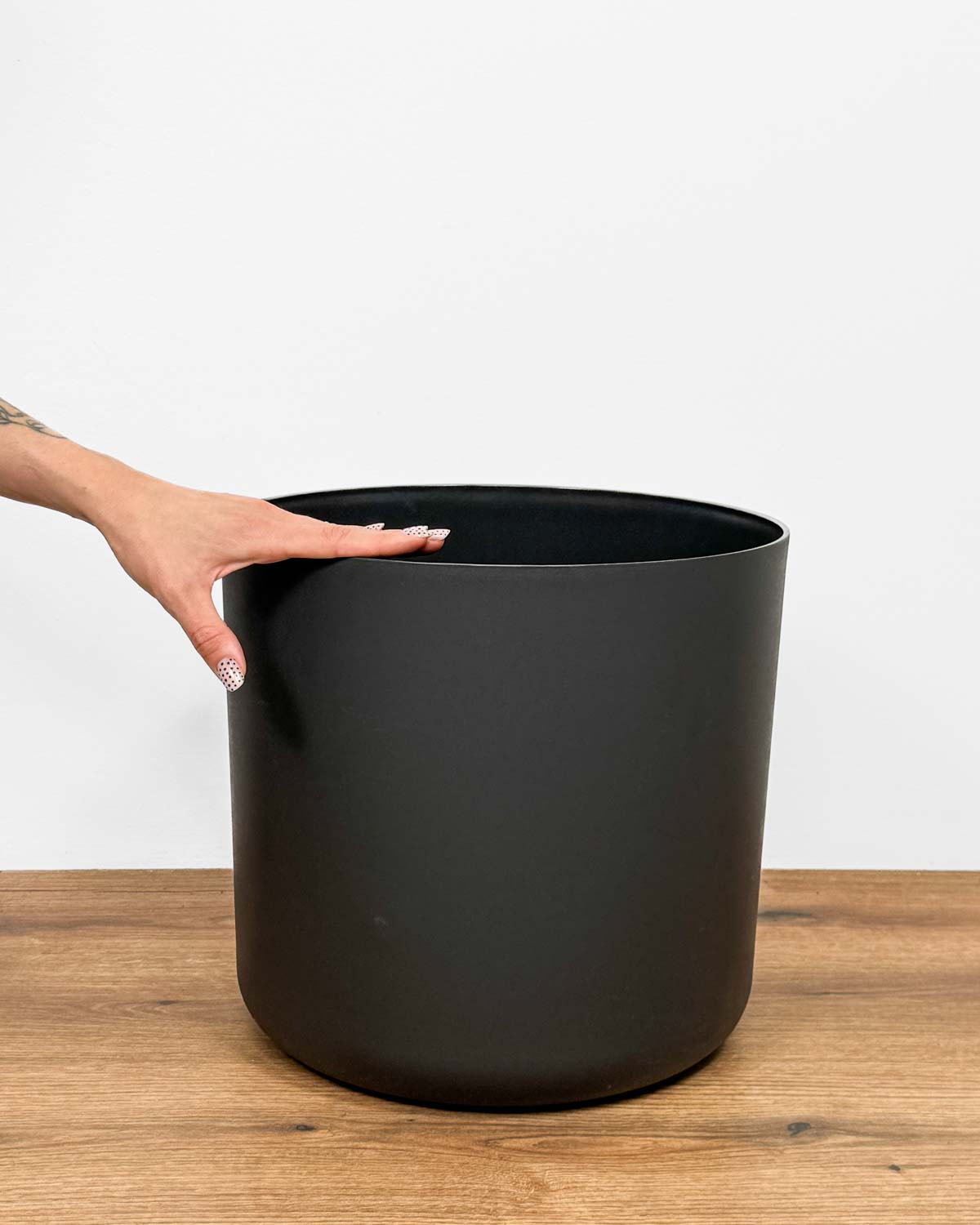 Lora antracitový květináč (XXL) - 34 cm