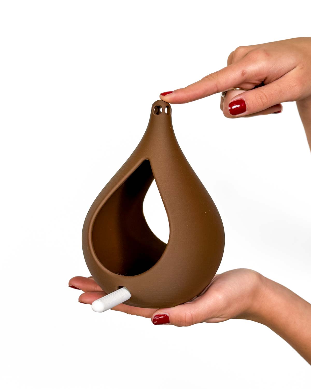 Džungle ptačí krmítko Kapka, hnědá