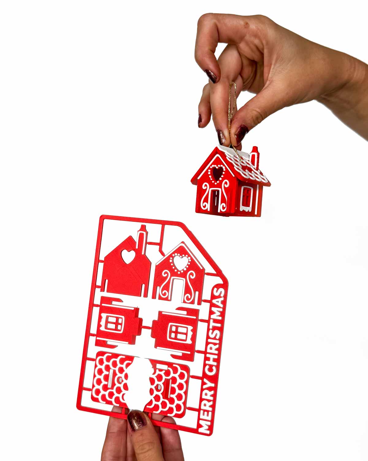 Džungle vánoční ozdoba – Domeček (sestav si sám)