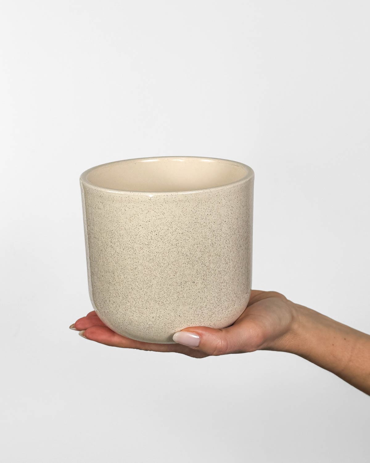 Nord květináč - bílý (M) - 12 cm