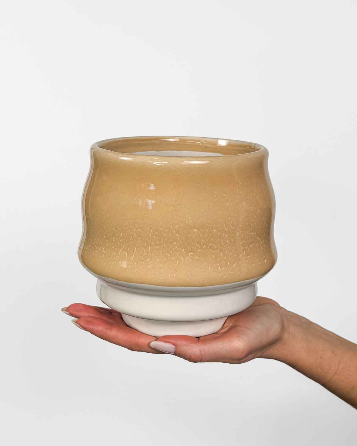 Ovocný pohár květináč (M) - 12 cm