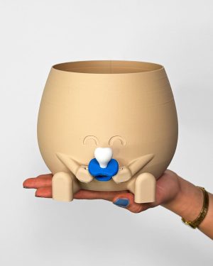 Džungle Huggy květináč - dudlík (M) - 12,5 cm - Modrý