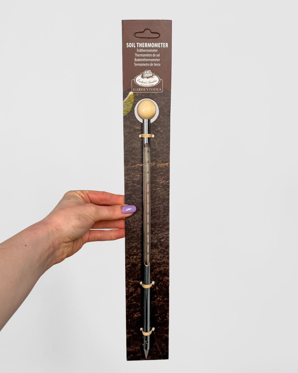 Teploměr pro měření teploty půdy a kompostu
