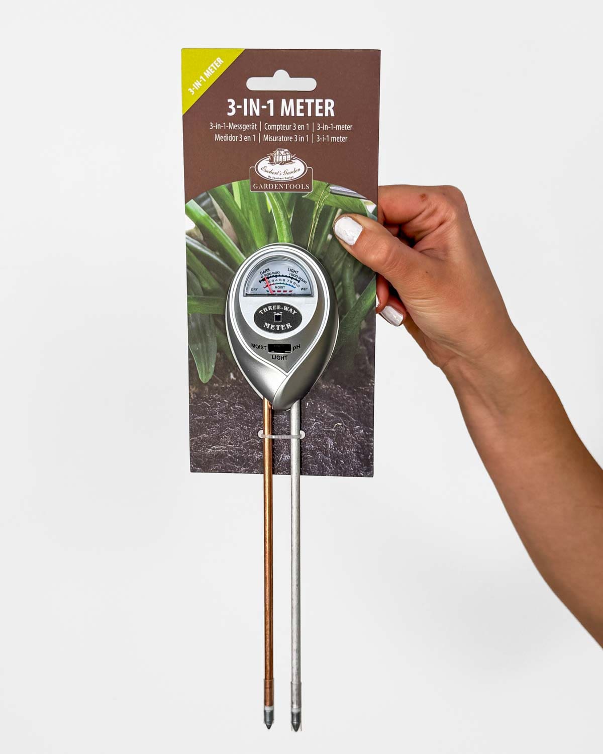 3v1 Měřič vlhkosti půdy, světla a pH